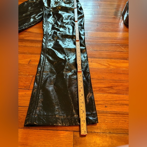 🖤Abercrombie & Fitch Vegan Leather 90s Straight Pant - Picture 7 of 12